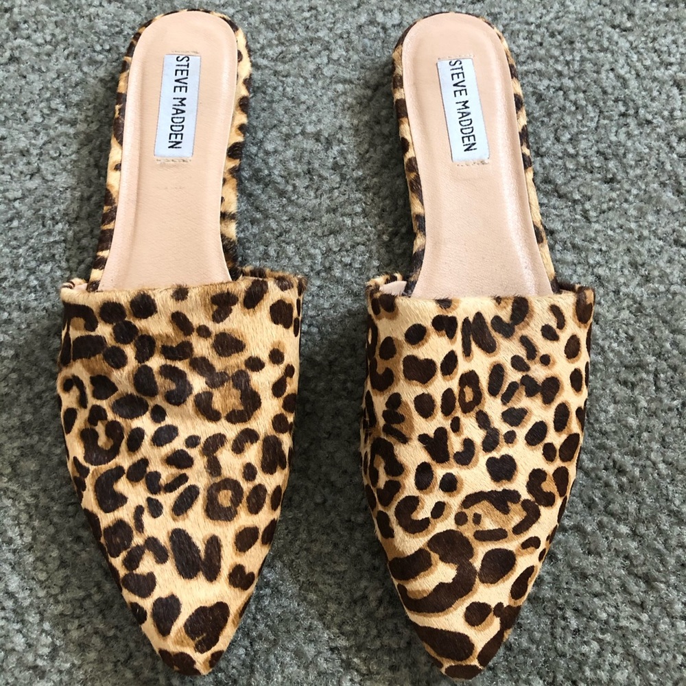 Steve Madden cheetah loafers